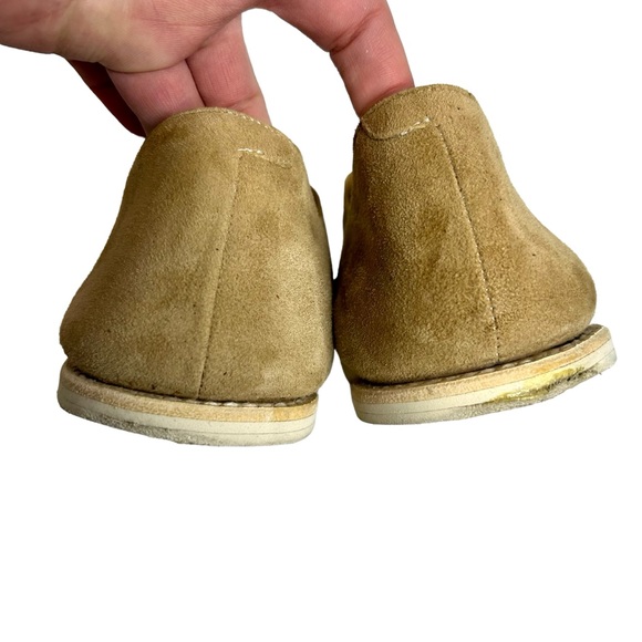 Officina Suede Slip On Loafers Sz 10 Tan main image 5